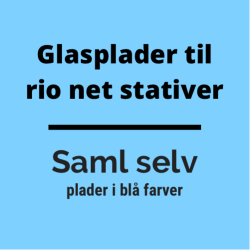 Glasplader saml selv: I bl farver