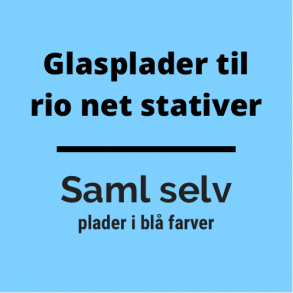 Glasplader saml selv: I bl farver