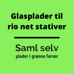 Glasplader saml selv: I grn og gule farver
