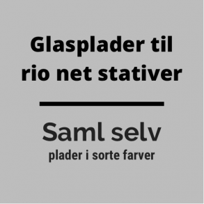 Glasplader saml selv: Sorte/gr farver