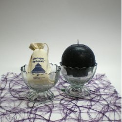 Opsats mini "Lotus" glas