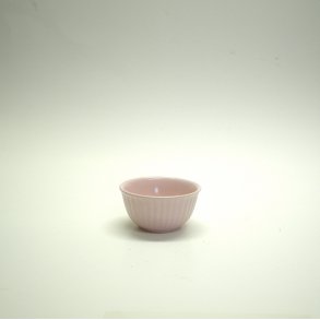 Mini skl med riller lyserd