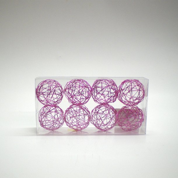 Wire balls pink