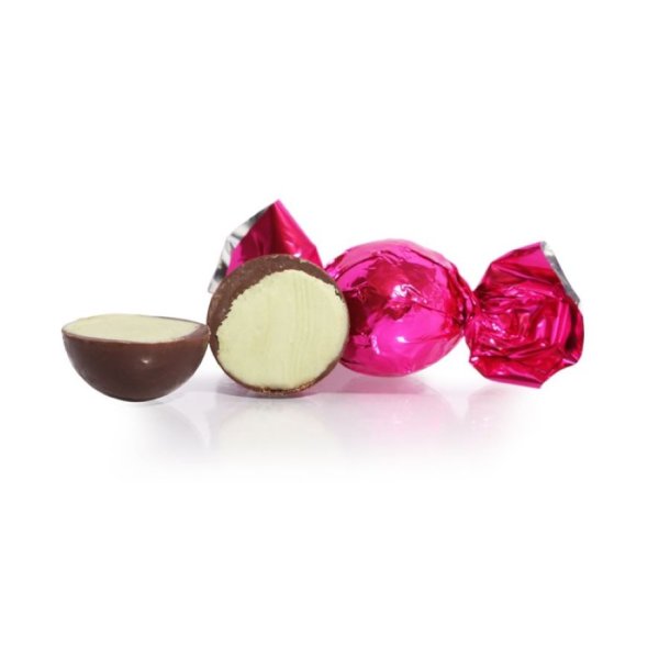Cocoture pink chokoladekugle - mrk chokolade med pistacie