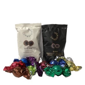 V�rtindegaven med lakrids og chokoladekugler
