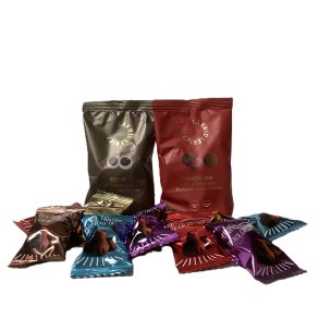 V�rtindegaven med lakrids og chokolade tr�fler