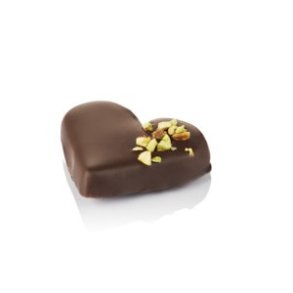 18g marcipanhjerter pistacie med mrk chokolade flowpakket