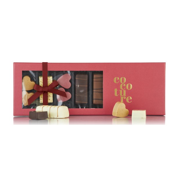Familiebox, fyldte chokolade I Rd Cocoture Familiebox
