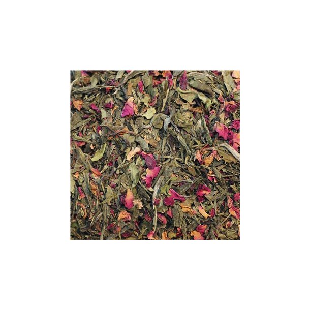 Gr�n og hvid te med kv�de og passionsfrugtsmag