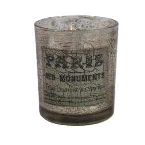 Fyrfadslysestage af glas