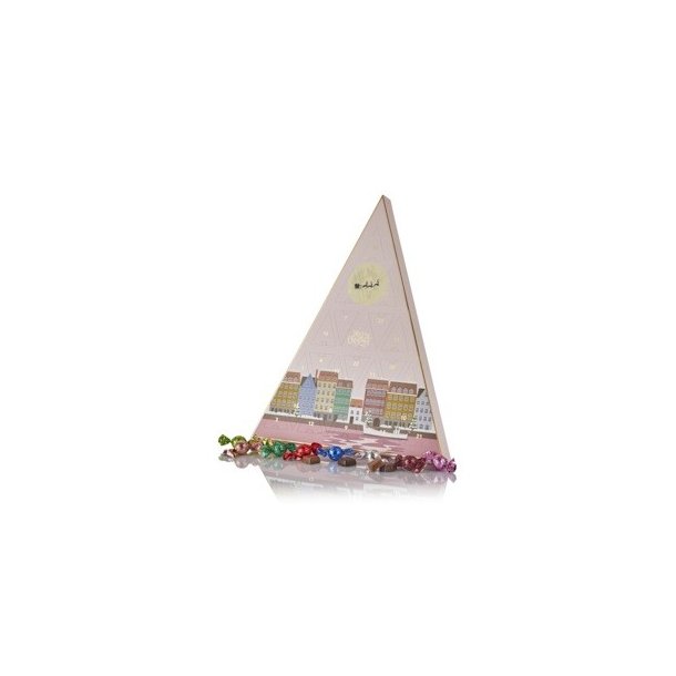 Luksus julekalender mix af Cocoture fyldte chokolade stykker