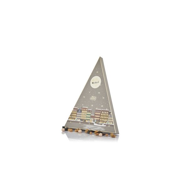 380g mix af karameller i varm gr Cocoture trekant kalender