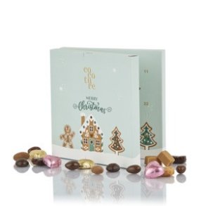 200g value retro kalender uden alkohol i lysegrn m. kagehus Cocoture kalender