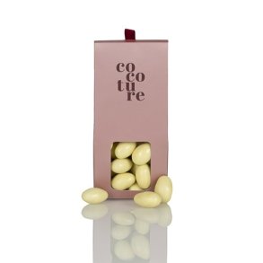 Dobbelt overtrukket rom mandel i metallic lyser�d Cocoture drag�box