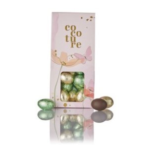 Fyldte folie�g mixet i lyser�d med blomst Cocoture drag�box