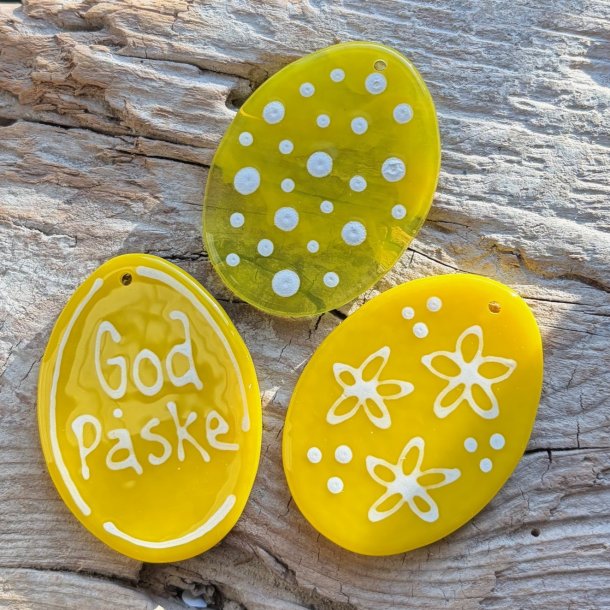 3 Glas P�ske�g i gul