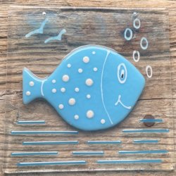 Glasplader saml selv: I bl farver