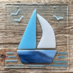 Glasplader saml selv: I bl farver