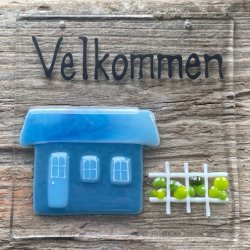 Glasplader saml selv: I bl farver