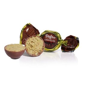 Dubai style fyldt chokoladekugler med kadayif og pistacie creme