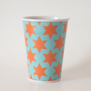 Krus m. orange stjerner