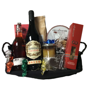 Fantastisk gavekurv til jul