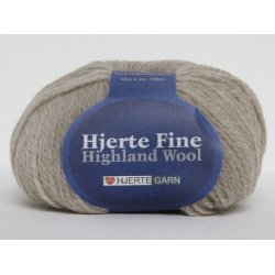 Hjerte Fine Higland Wool 