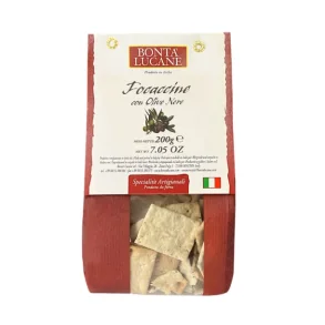 Focaccine med sorte oliven