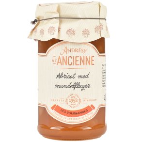 ANDRSY ANCIENNE Fransk Abrikos med mandelflager syltetj
