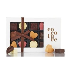 Fyldte chokolader og konfektstykker I hvid Cocoture �ske