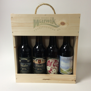 Gaveske i tr fra Warvik bryghus 4 stk.