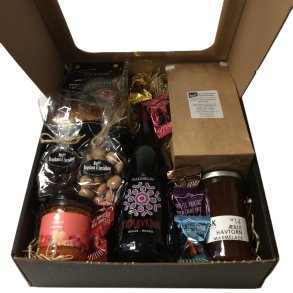 Gaveske med mousserende rdvin