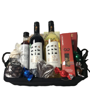 Gavekurv gourmet med amerikanske vine