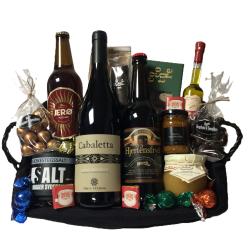 Julekurv med delikatesser