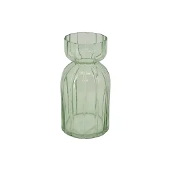 Glasvase klar grn