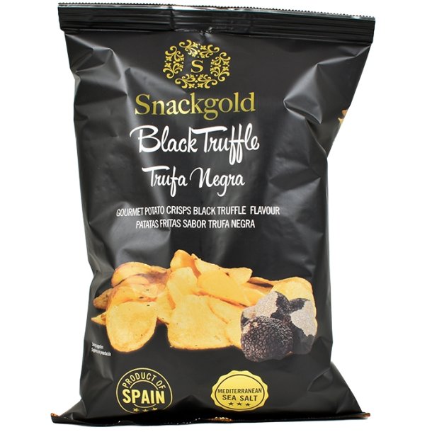 Gourmetchips med Sort tr�ffel 40g