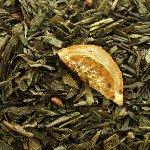 Gr�n Sencha orange kanel te