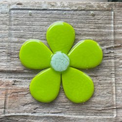 Glasplader saml selv: I grn og gule farver