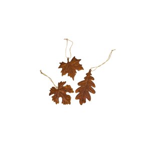 Blade metal rust brune farver 3 assorteret