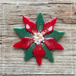 Glasplader saml selv: Jul i rde farver.