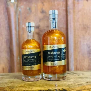Knaplund Nytrsgin Sweet Citrus gin m/guldglimmer