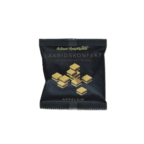 Lakridskonfekt appelsin fra Hattesens