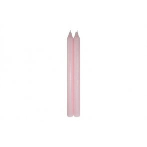 Kronelys 30 cm Lys Rosa