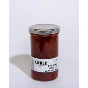 Kudsk Rabarber jordbr marmelade nr. 71