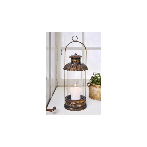 Lanterne Emma metal antik farve