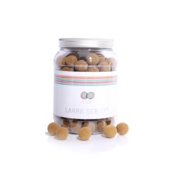 Lakridseriet Oslo Lakridskaramel med chokolade og sdt lakridspulver