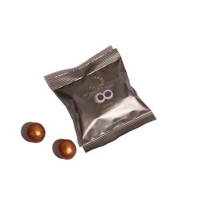 Lakridseriet Berlin Salt lakrids med hvid chokolade og guldpulver