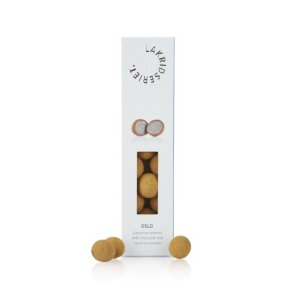 Lakridseriet Oslo Lakridskaramel med chokolade og sdt lakridspulver