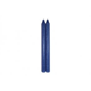 Kronelys 30 cm Lavendelbl