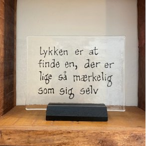 Citat: Lykken er at finde..